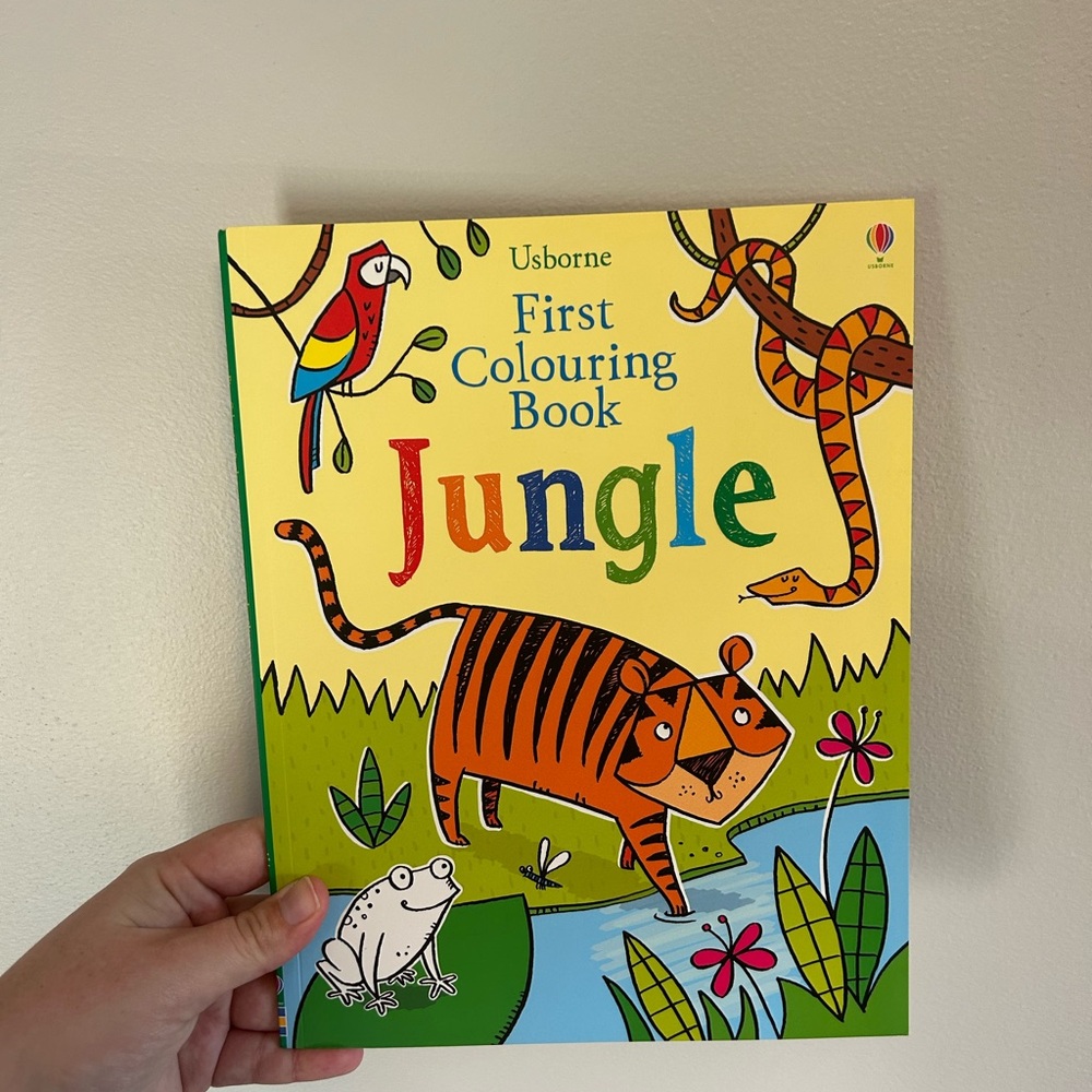 NEW Usborne Jungle Coloring Book